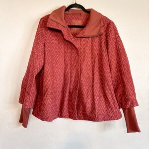 prAna Lily Wool Jacket Raisin red